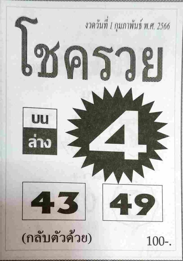 หวยโชครวย